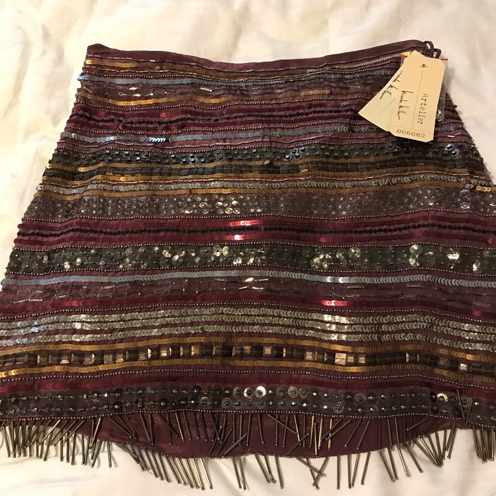 Fabulous Nicole Miller beaded skirt